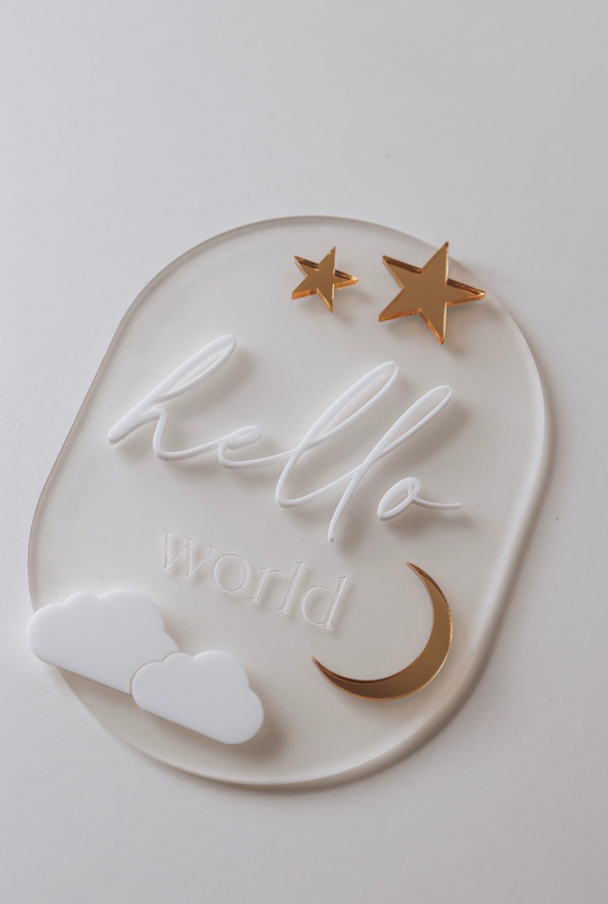 Hello World Announcement Sign