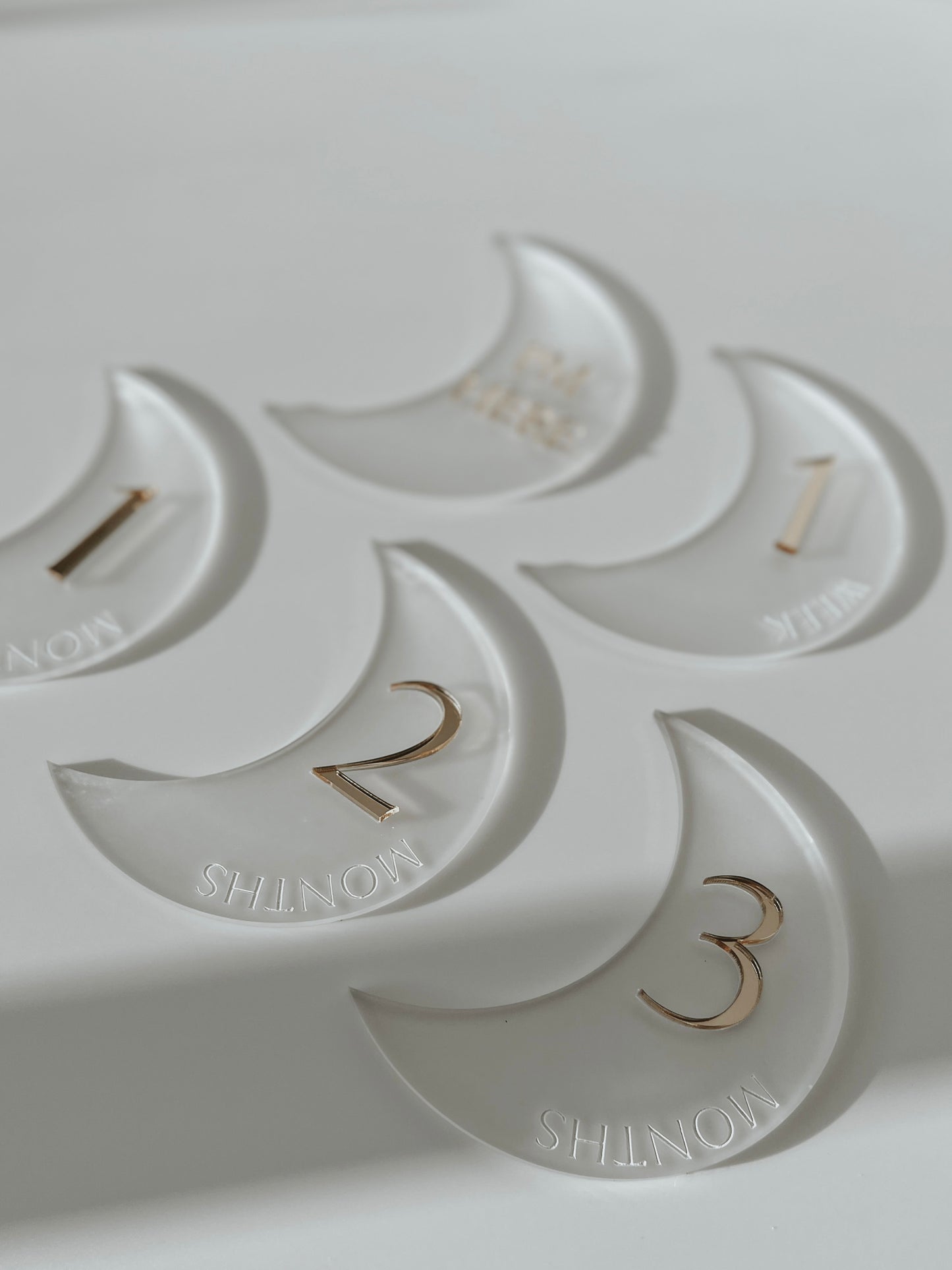 Moon Baby Milestone Set