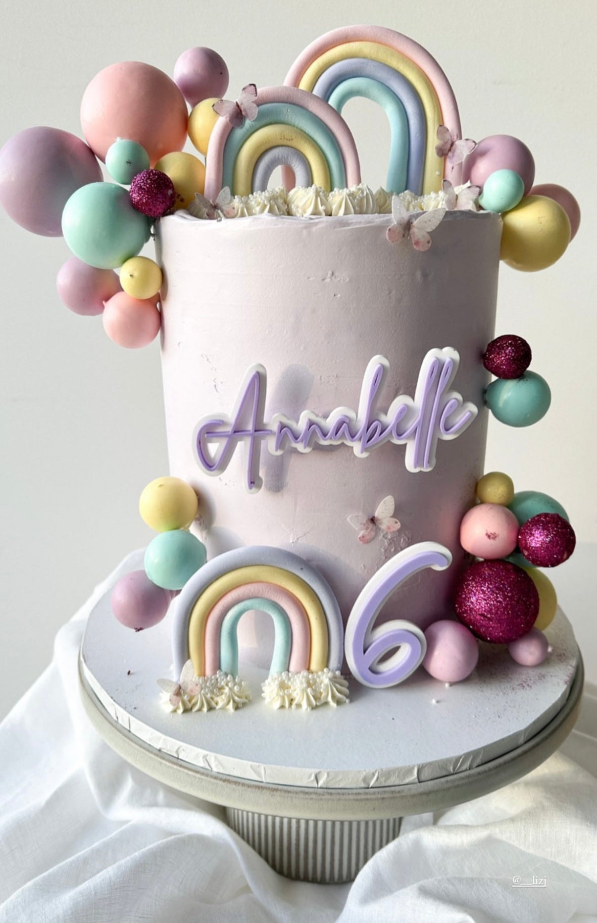 Number Cake Topper - Double Layer