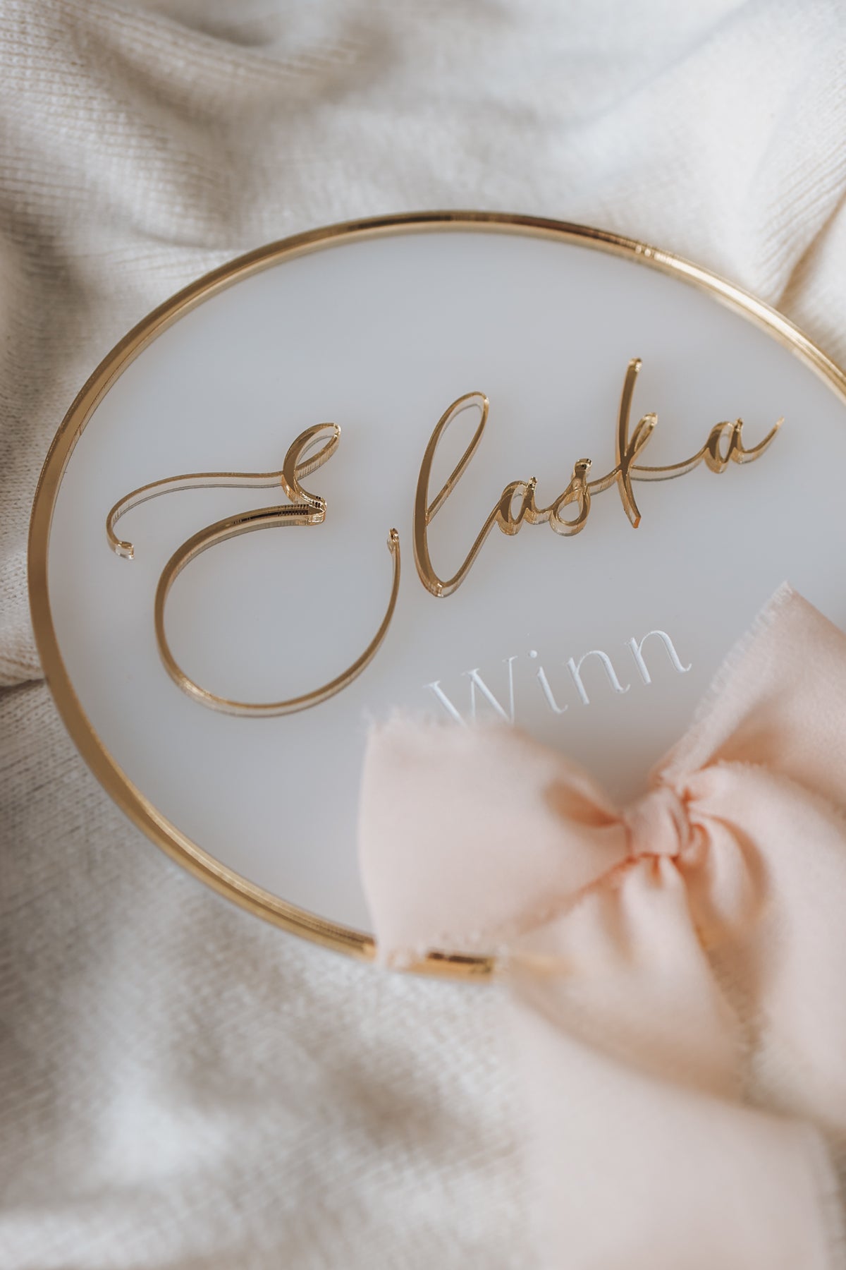 Personalised Baby Name Sign