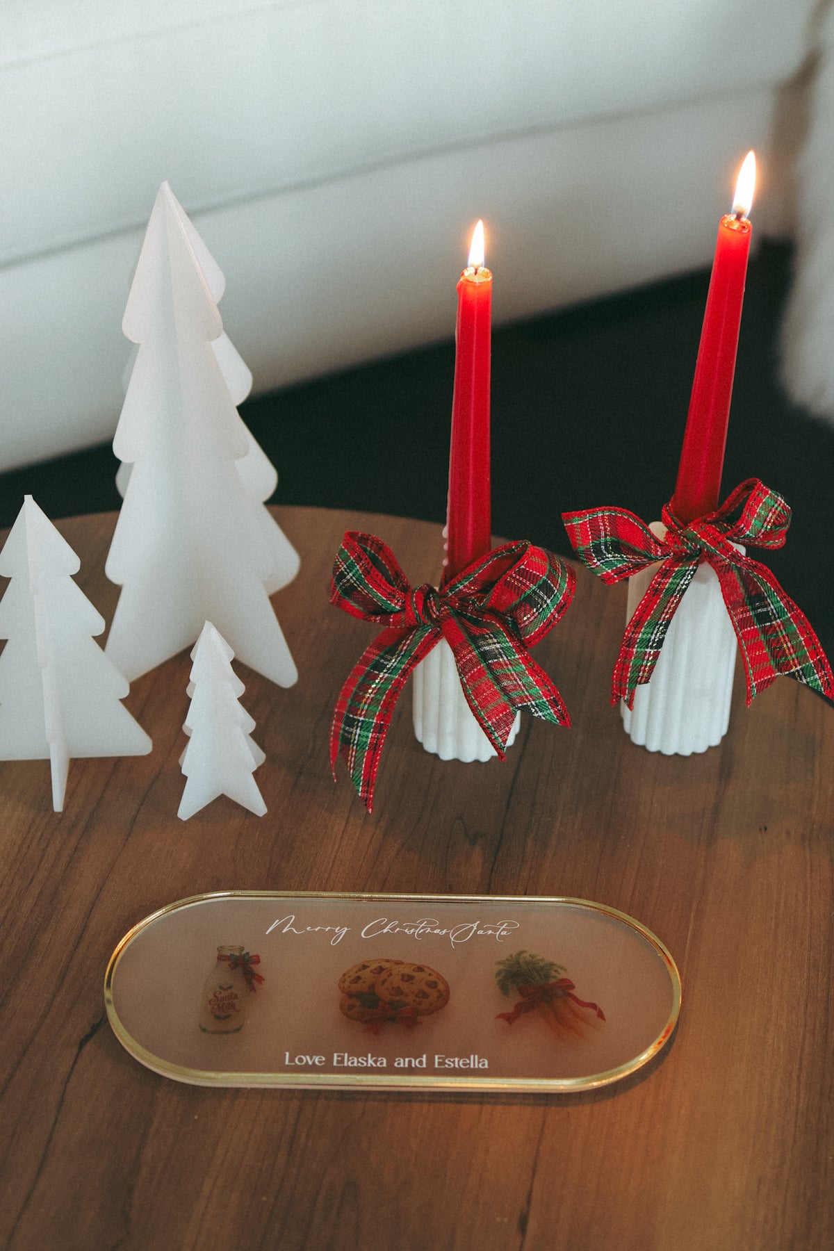 Christmas: Santa's Milk + Cookies Tray