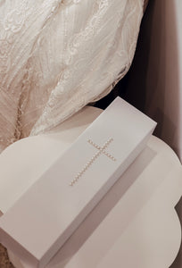 Pearl Baptism Candle Box