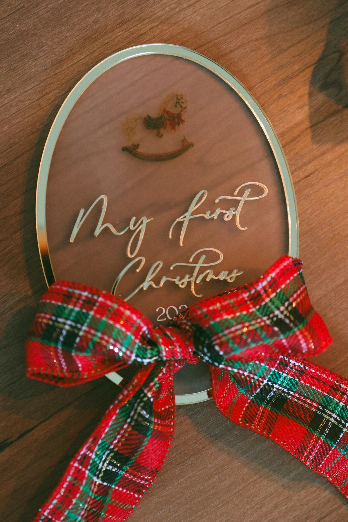 Christmas: Personalised My First Christmas Sign