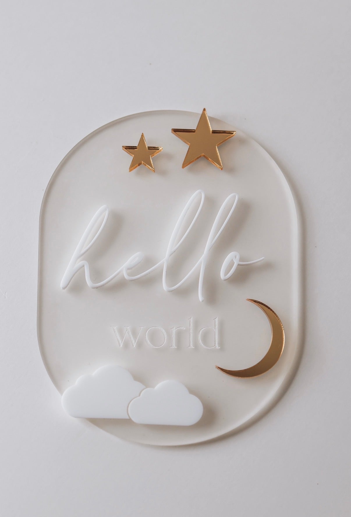 Hello World Announcement Sign