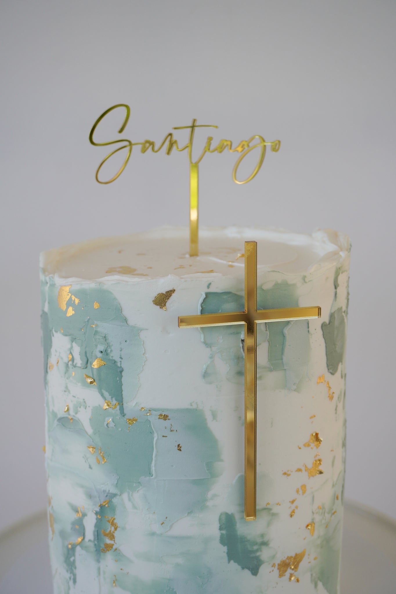 Cross Cake Topper - Single or Double Layer