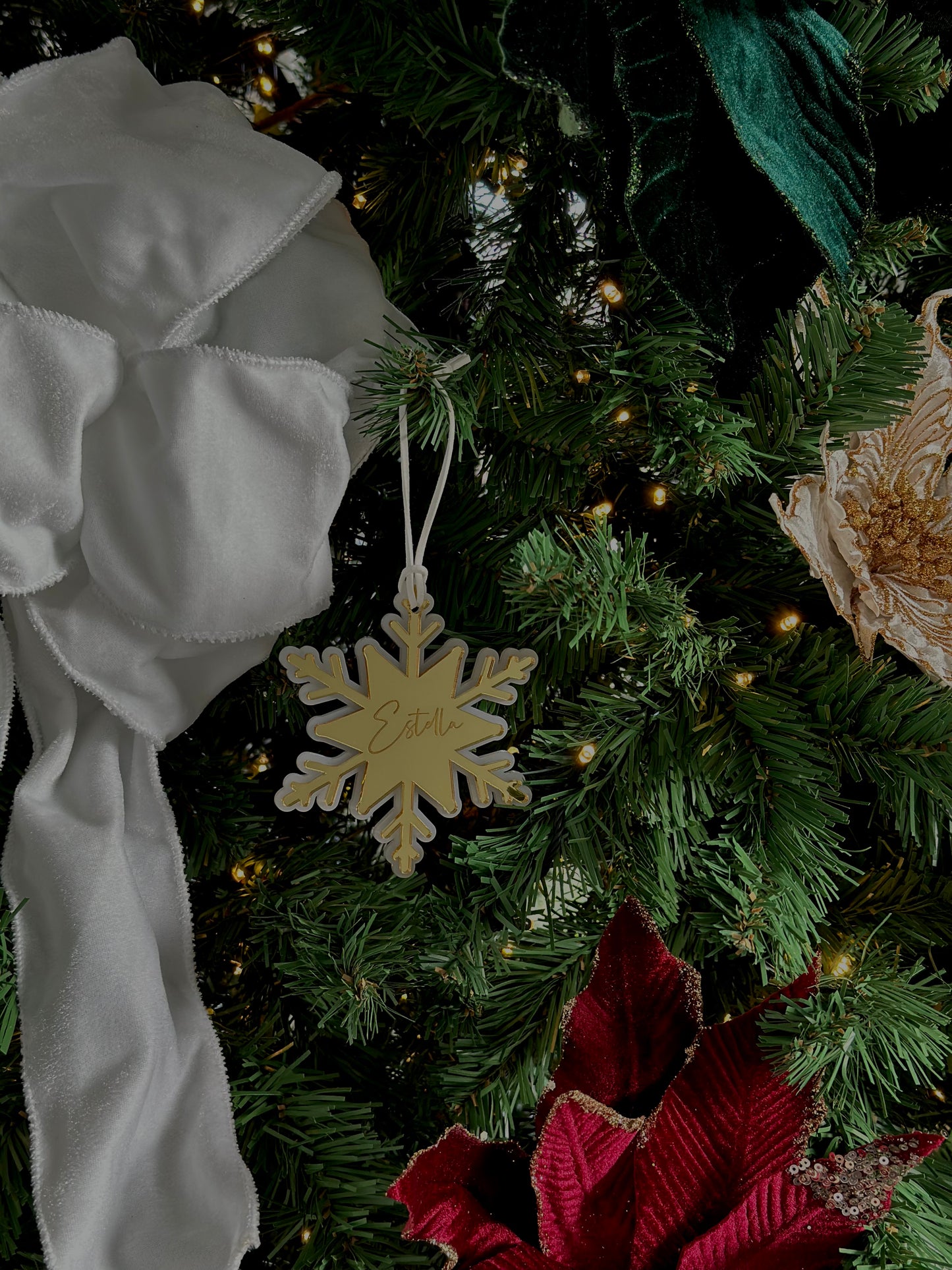 Christmas: Mirror Christmas Tree Ornament