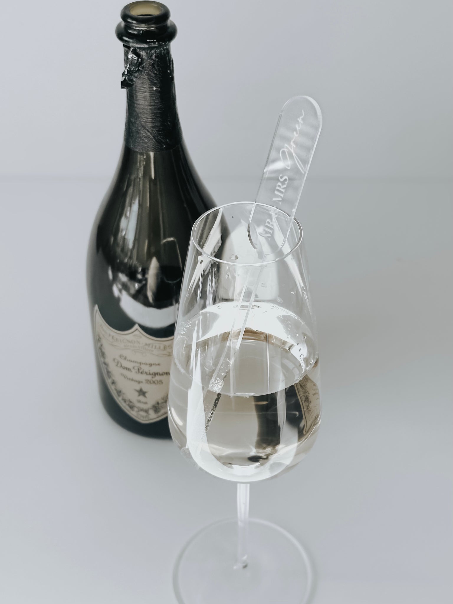 Engraved Double Arch Cocktail Stirrers