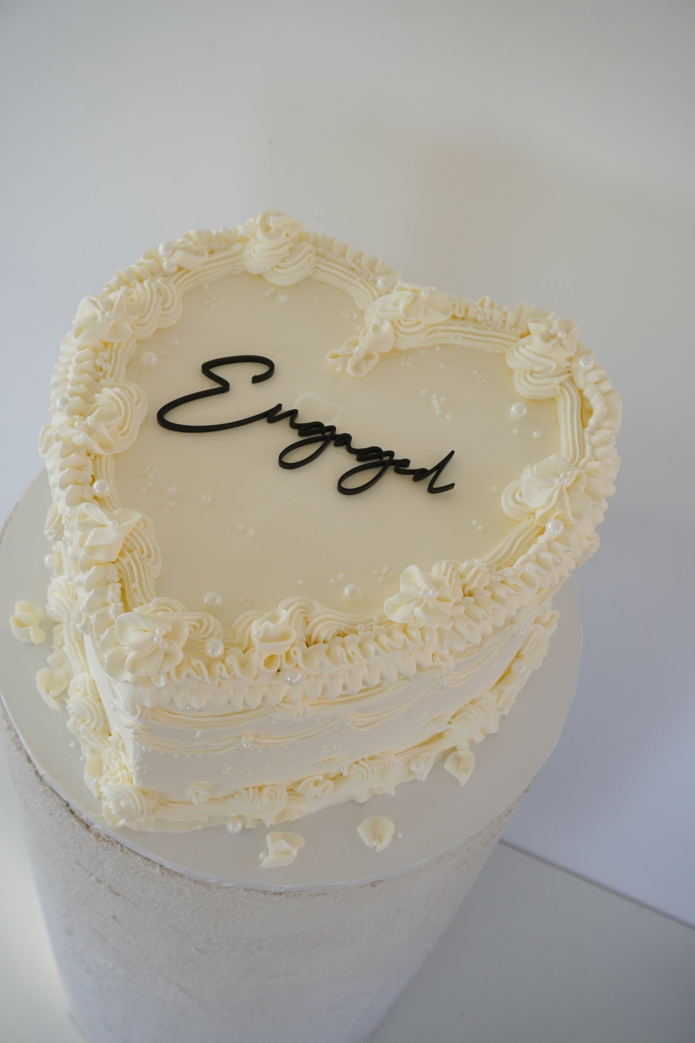 Flat Text Cake Topper