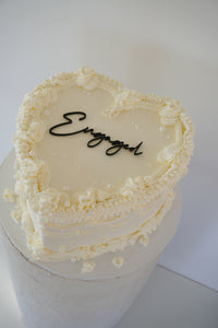 Flat Text Cake Topper