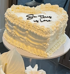 Flat Text Cake Topper