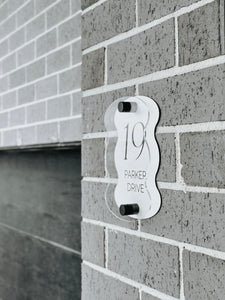 Address Sign - Double Layer