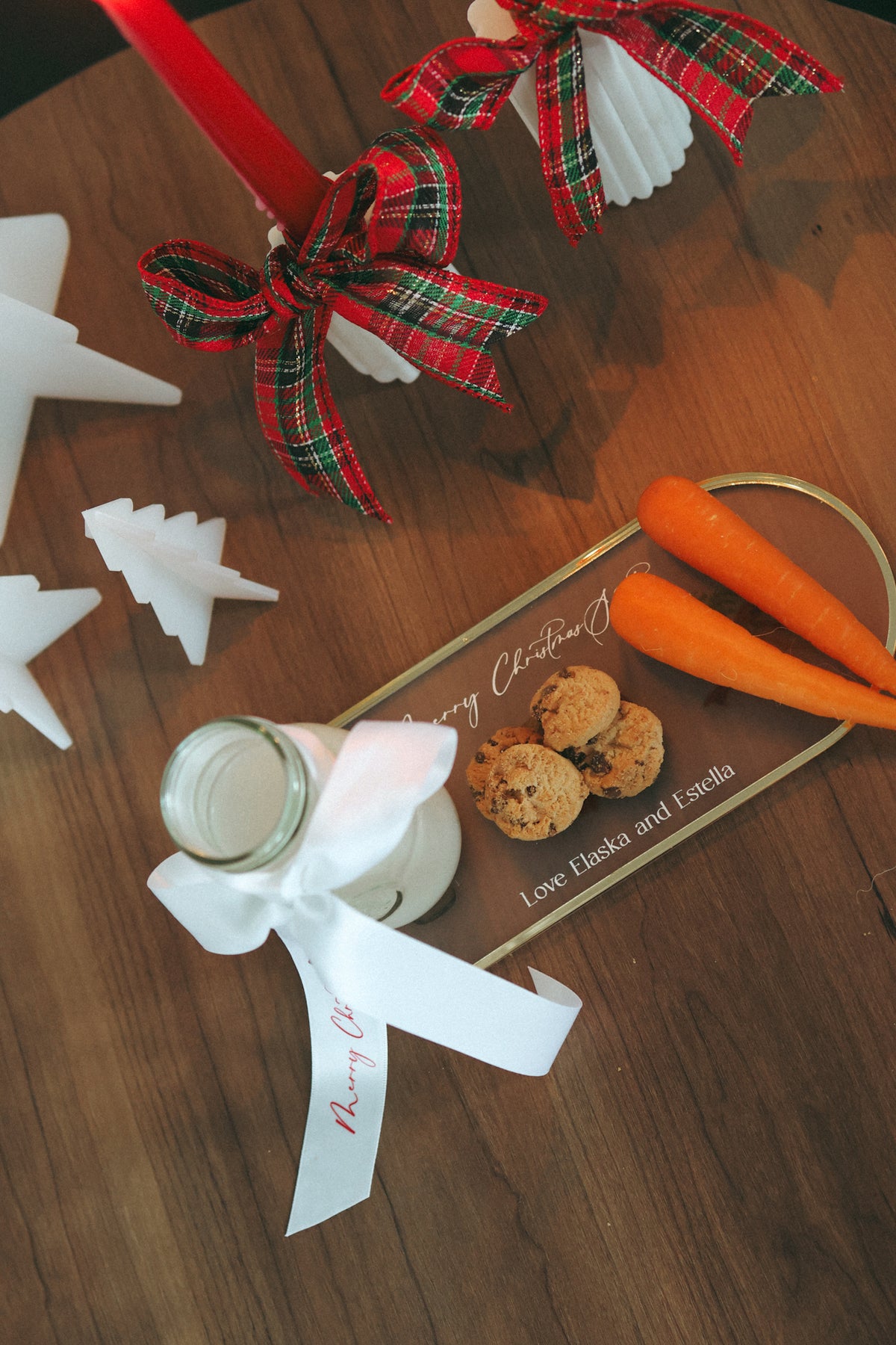 Christmas: Santa's Milk + Cookies Tray