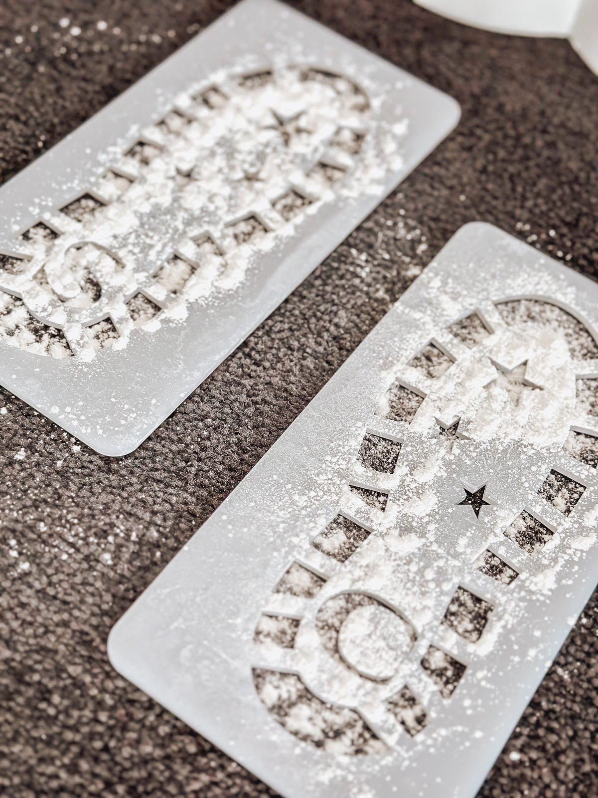 Christmas: Acrylic Santa Boot Stencil