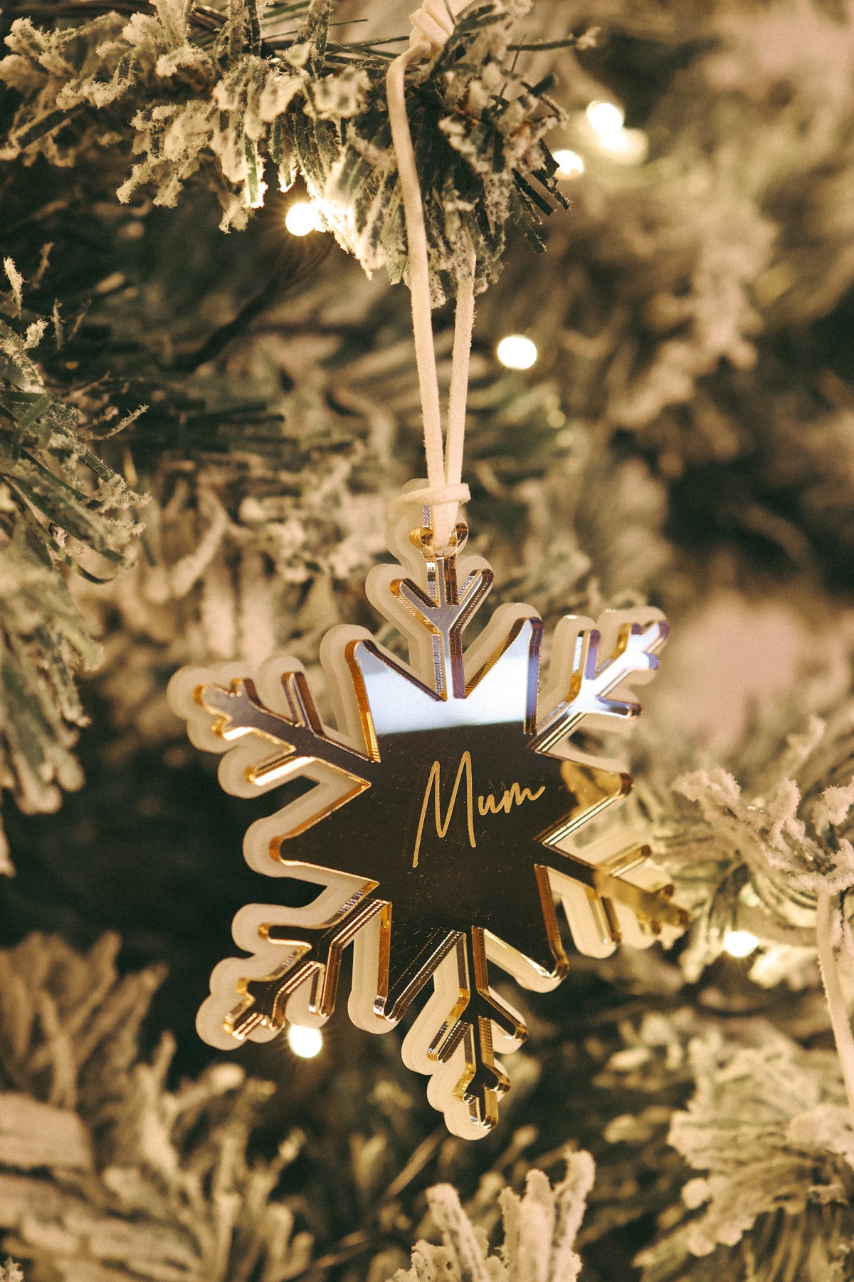 Christmas: Mirror Christmas Tree Ornament