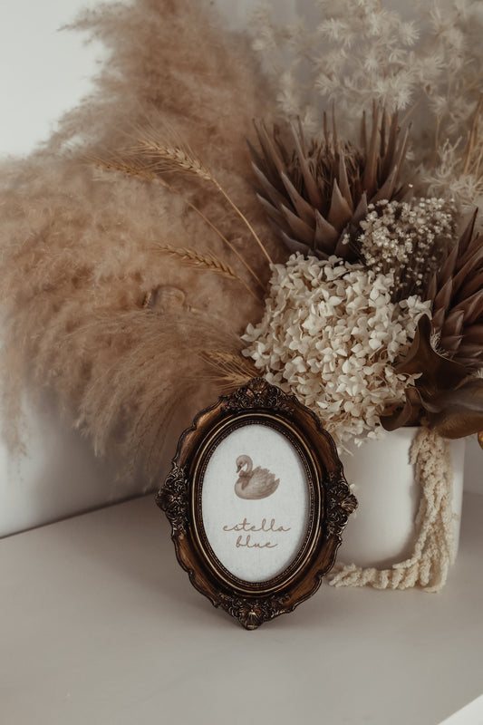 Little Wonders Vintage Framed Baby Name Sign