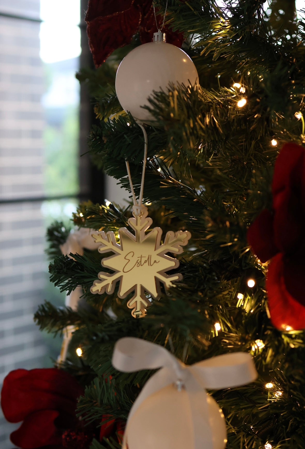 Christmas: Mirror Christmas Tree Ornament