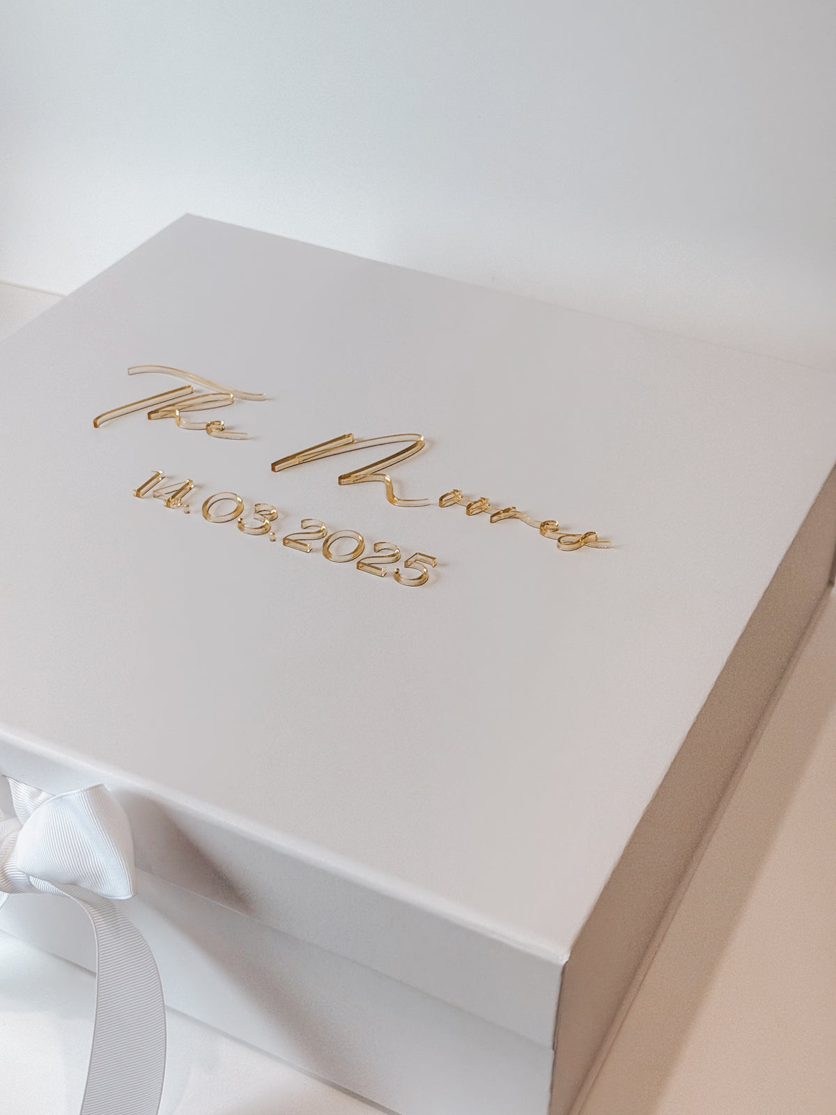 Bow Gift Box (Multiple Sizes + Colours)