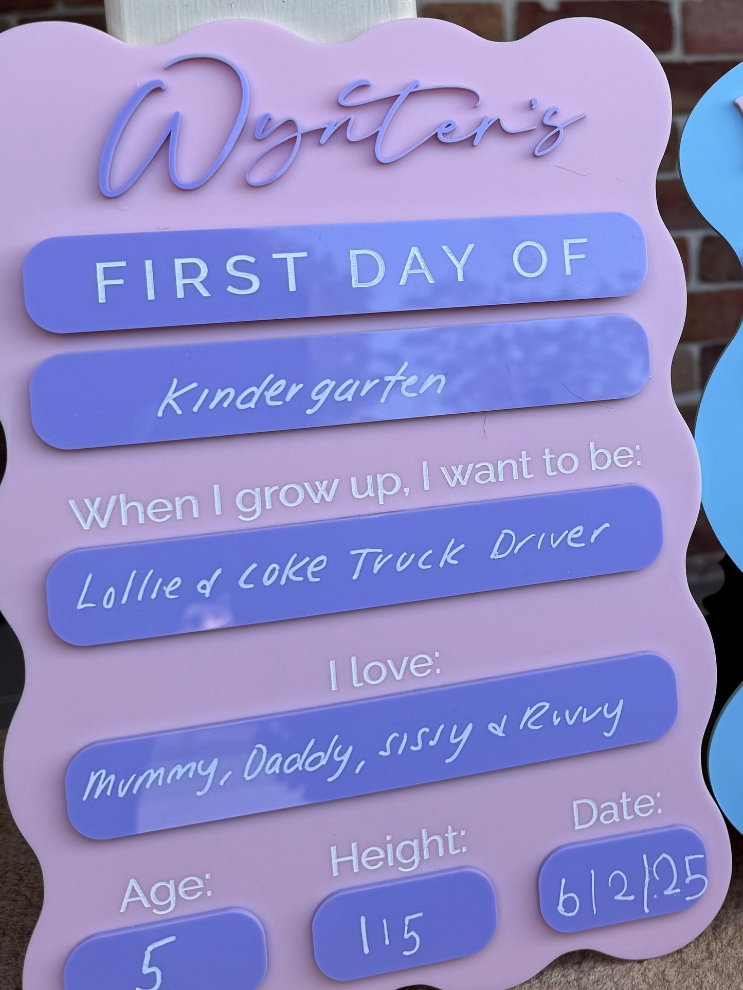 First + Last Day of School Sign