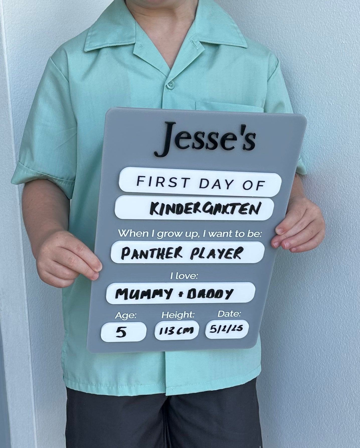 First + Last Day of School Sign