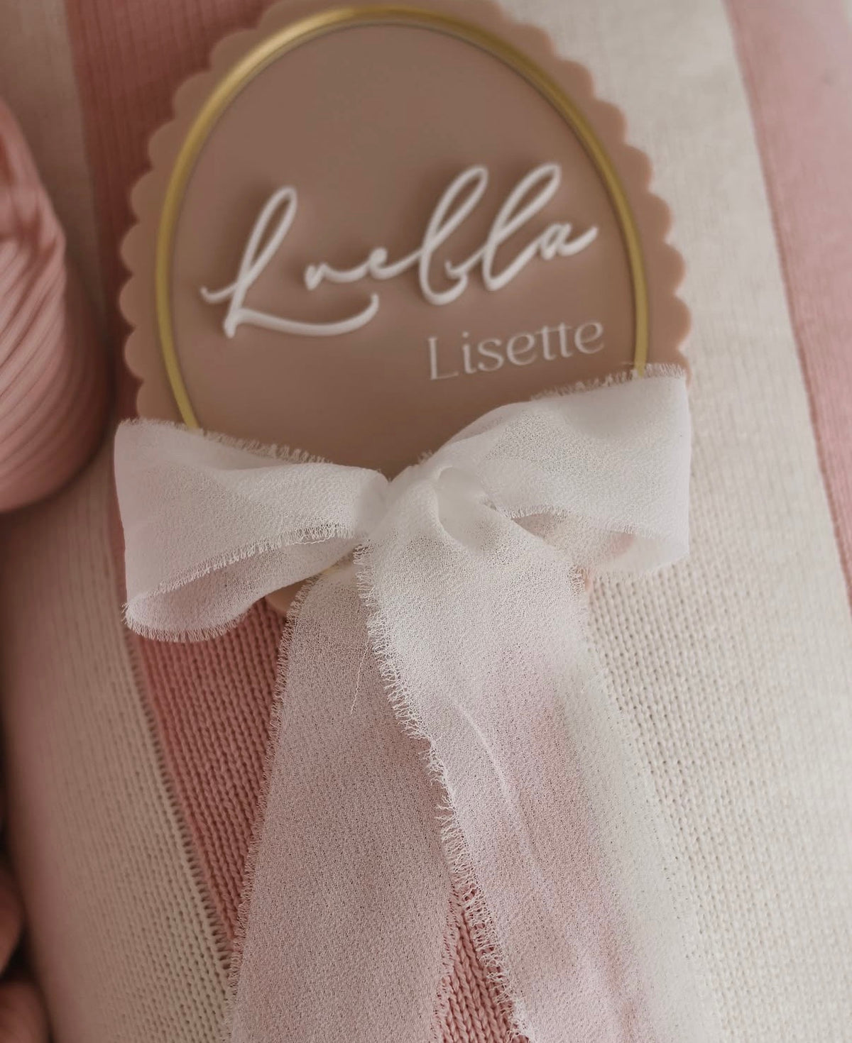 Personalised Baby Name Sign