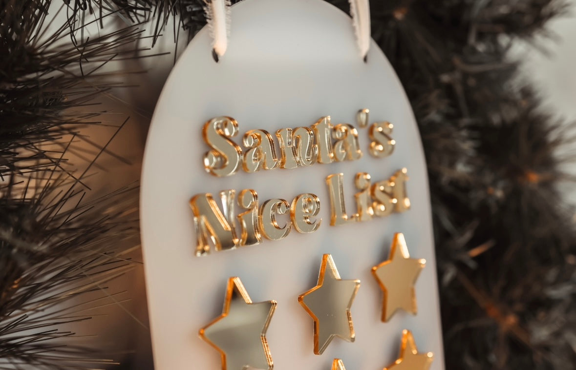 Christmas: Santa's Nice List Rewards Chart
