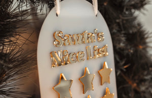 Christmas: Santa's Nice List Rewards Chart