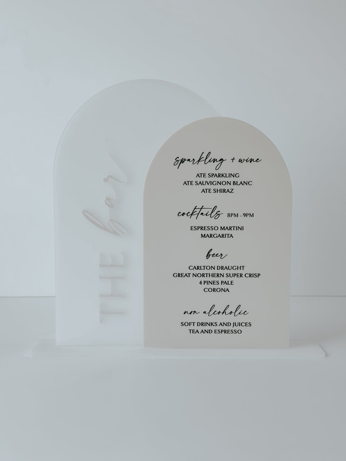 Double Panel Bar Sign