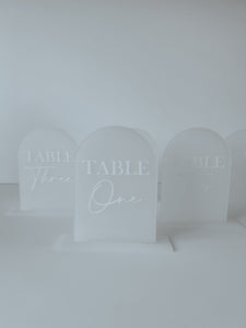 Table Number