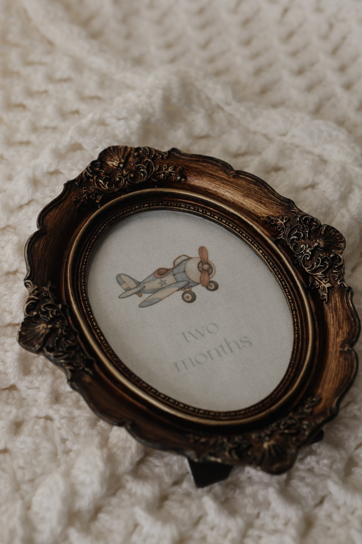 Little Wonders Vintage Framed Baby Milestone Set