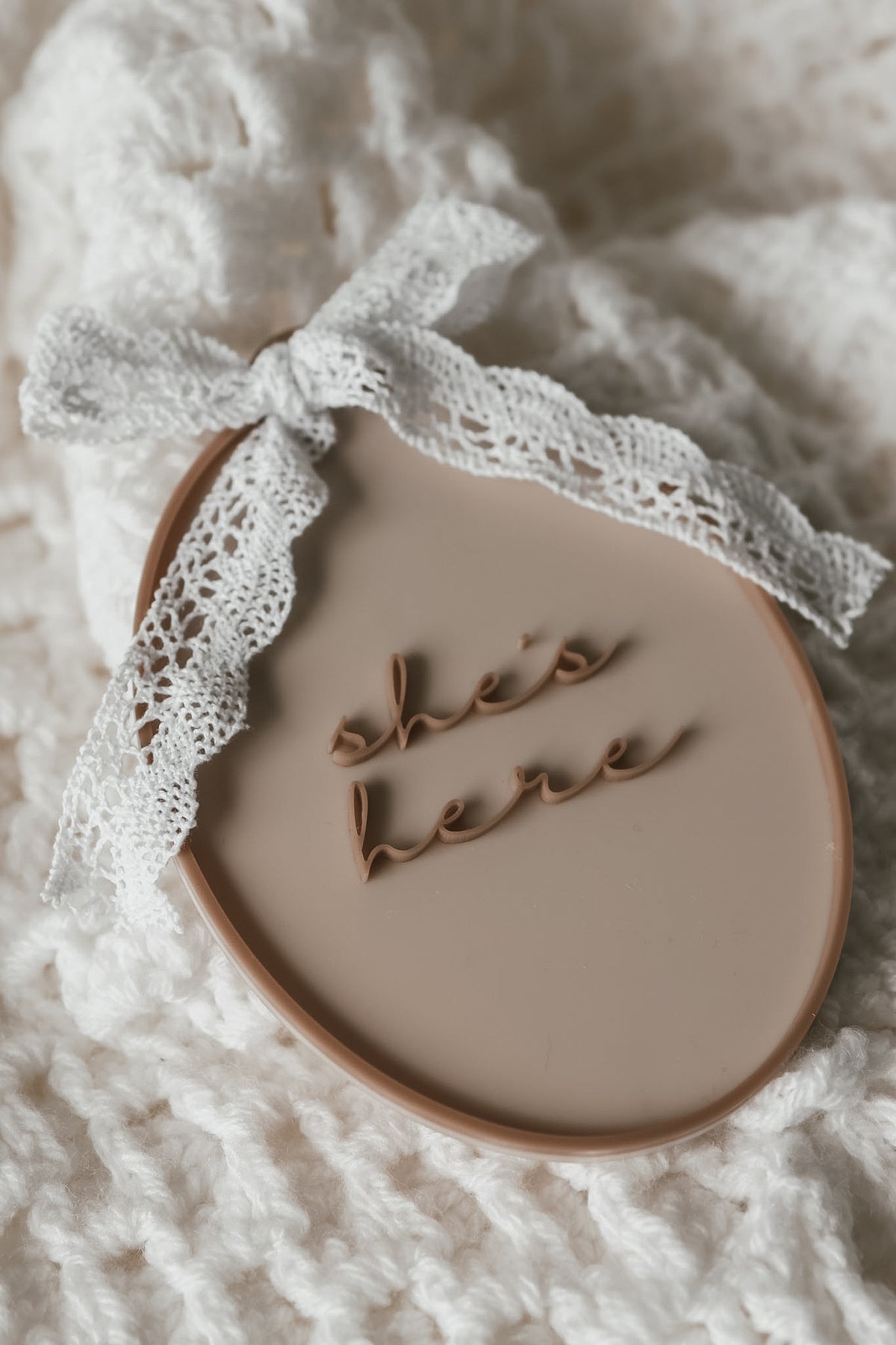 Heirloom Baby Name Arrival Sign