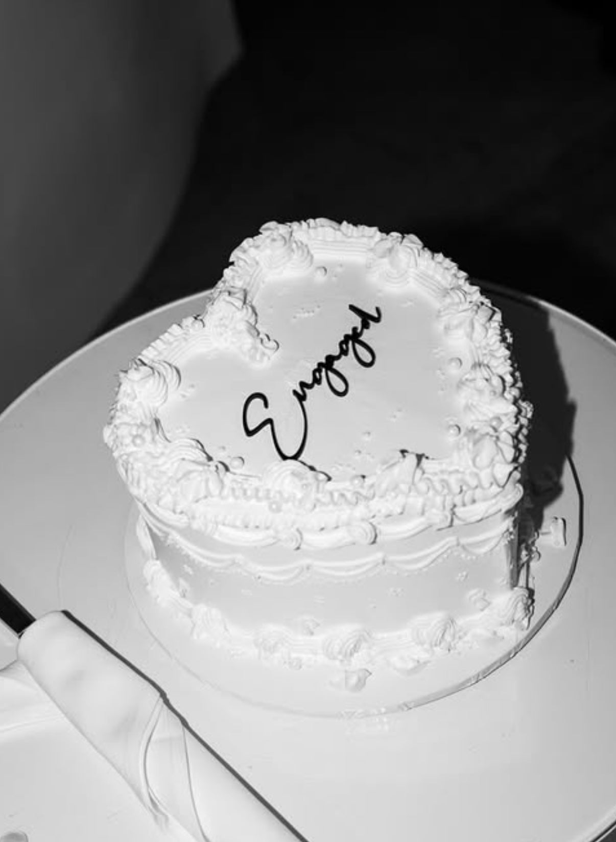 Flat Text Cake Topper