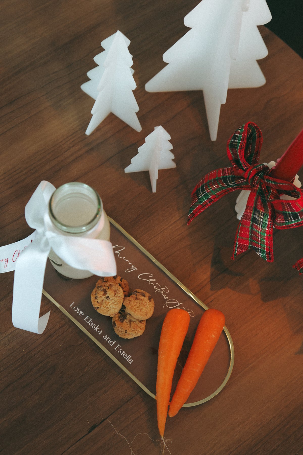 Christmas: Santa's Milk + Cookies Tray