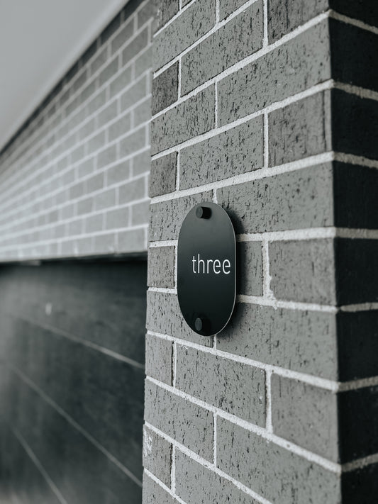 House Number/Address Sign
