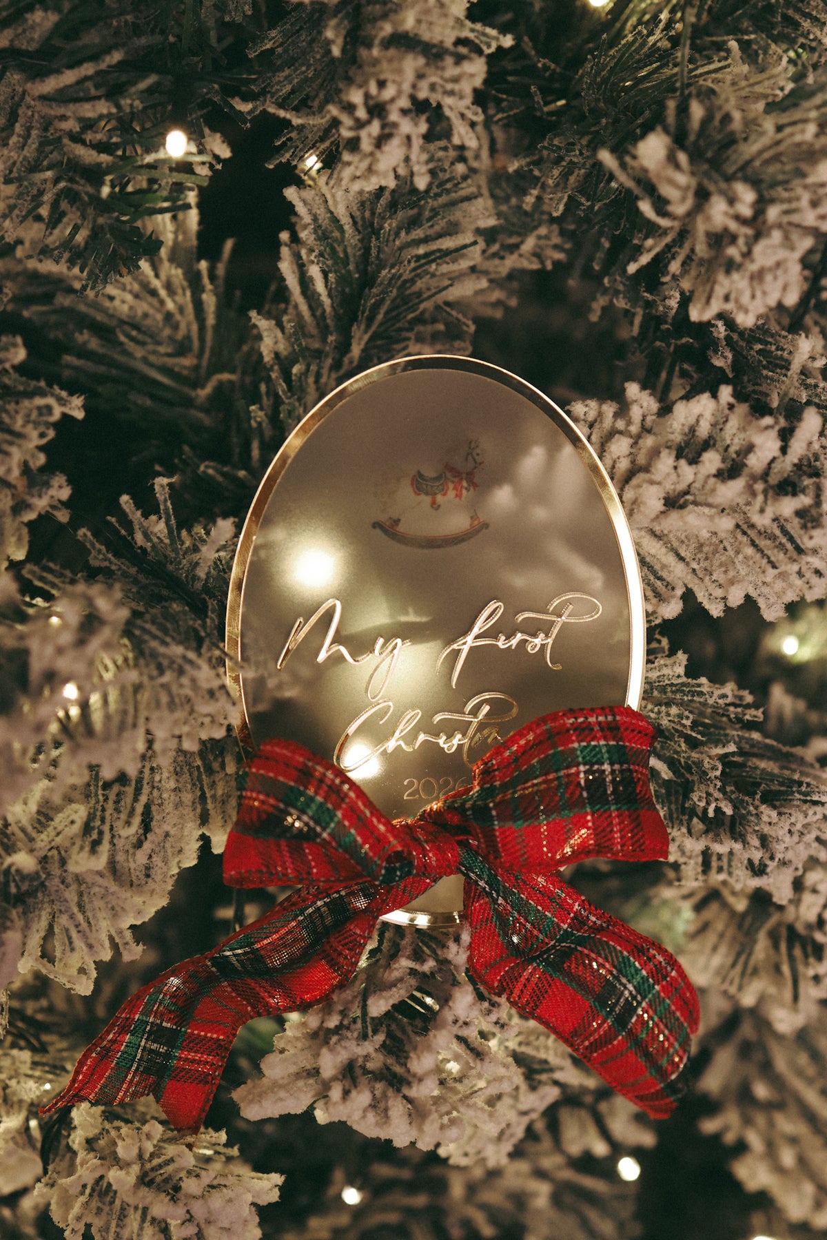 Christmas: Personalised My First Christmas Sign