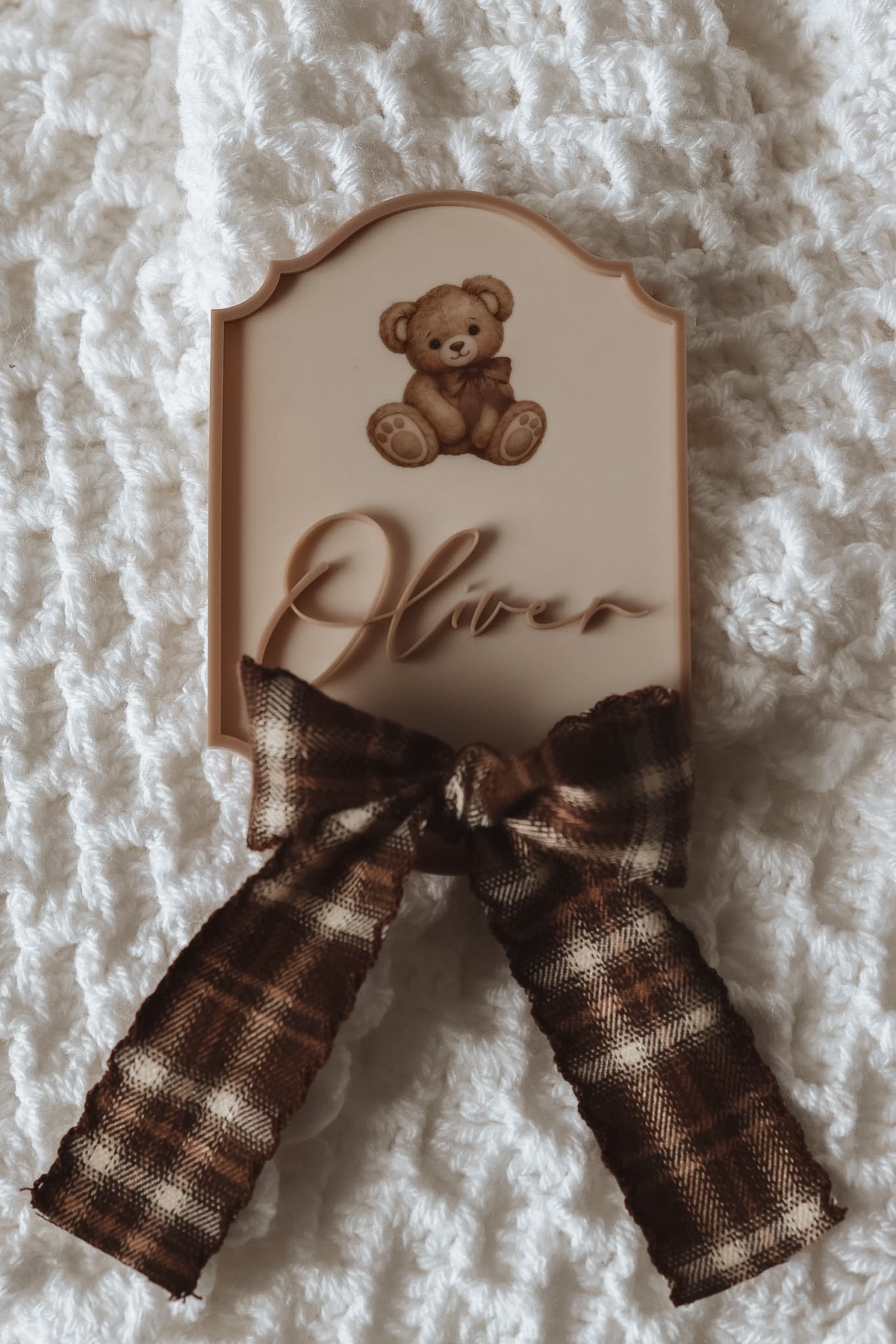 Little Wonders Baby Name Sign (Multiple Shapes, Colours + Designs)