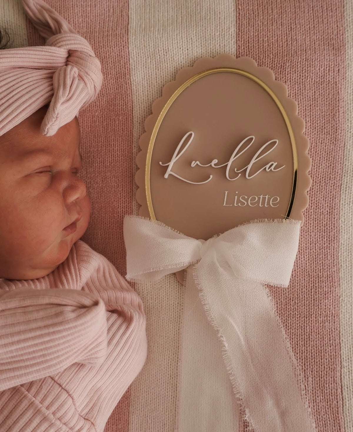 Personalised Baby Name Sign