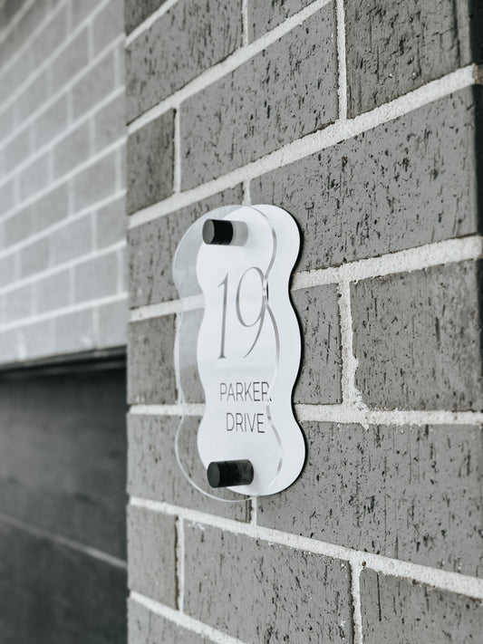 Address Sign - Double Layer
