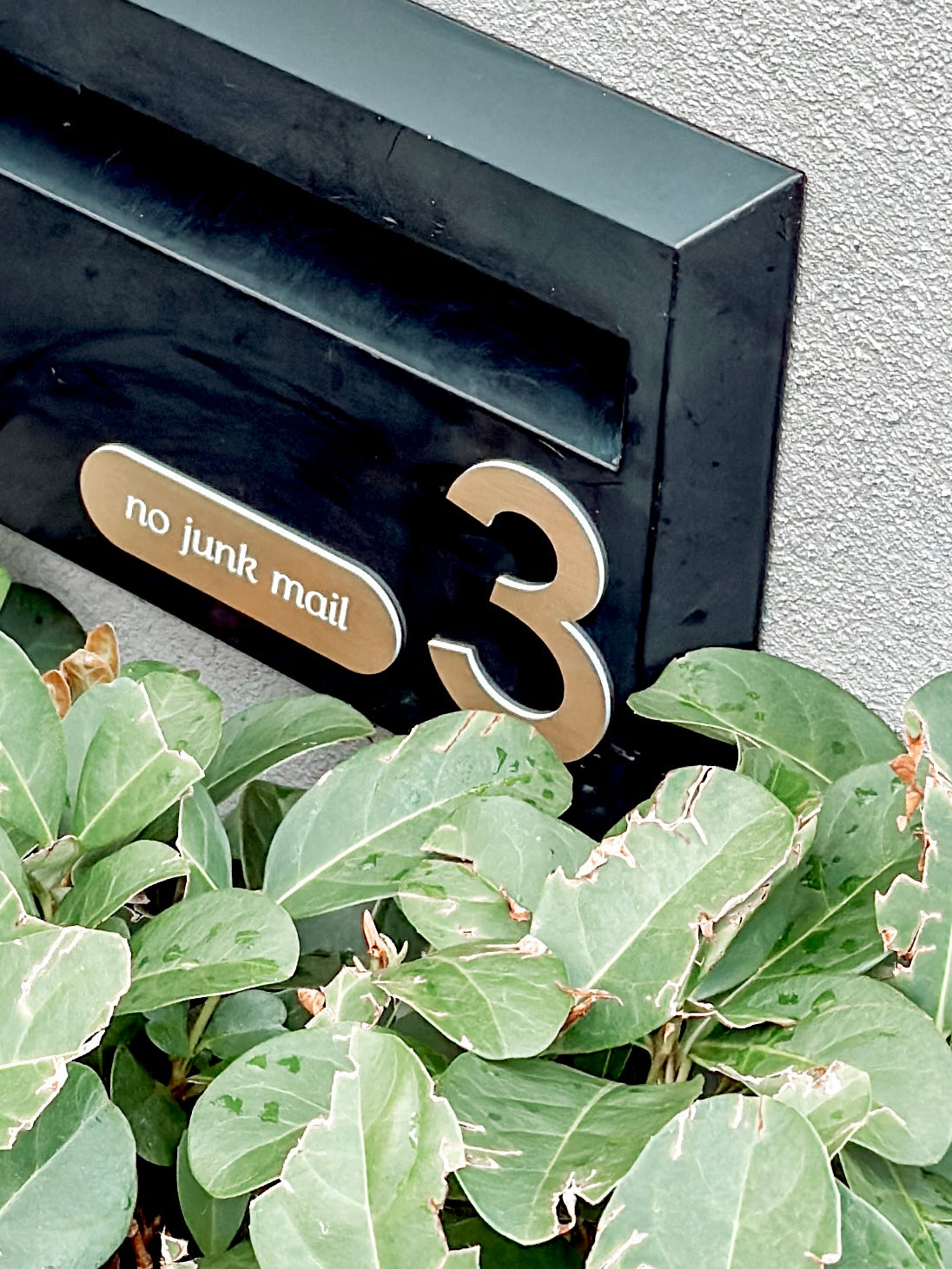 House + Letterbox Number