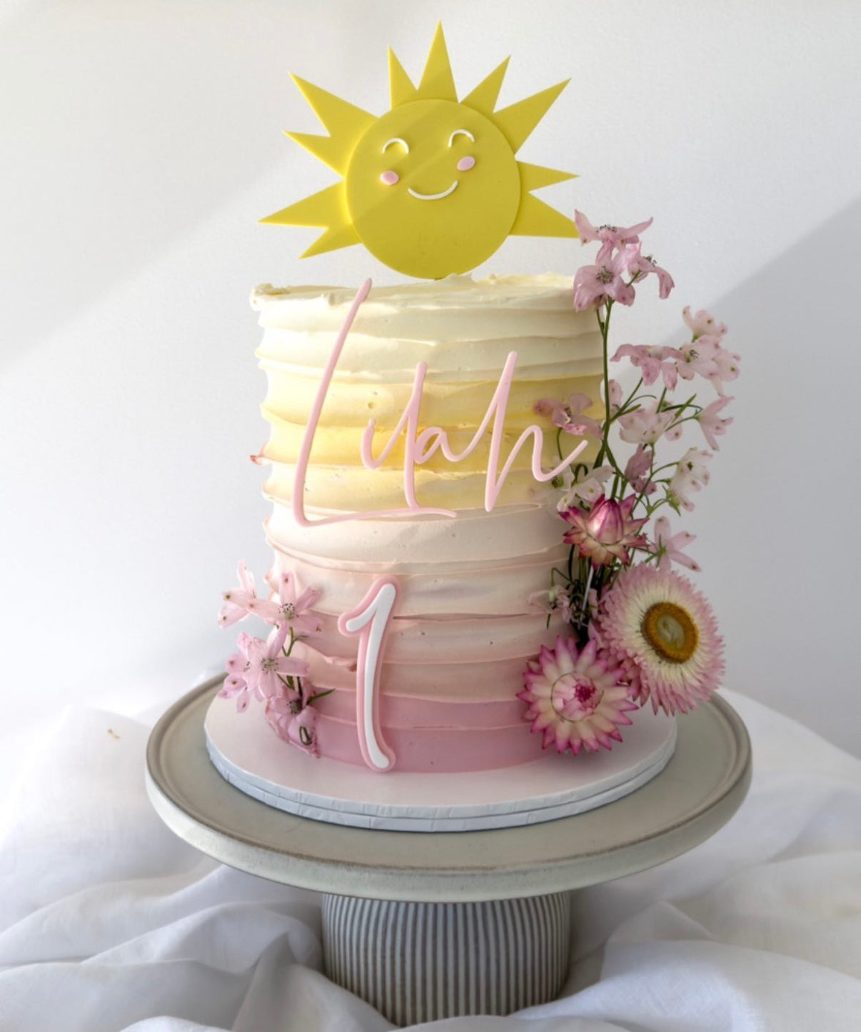 Number Cake Topper - Double Layer