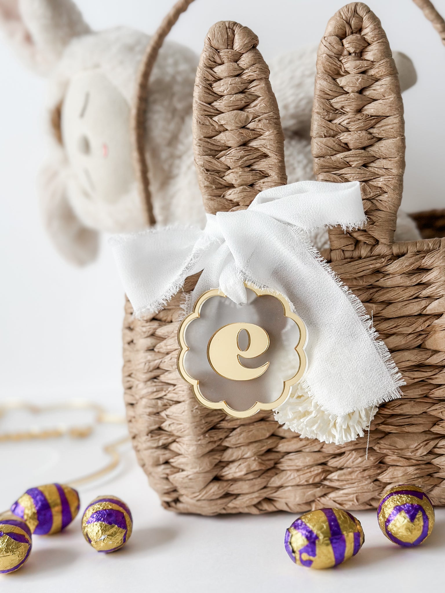 Easter: Initial Easter Basket Tag