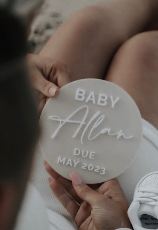 Pregnancy Announcement Sign