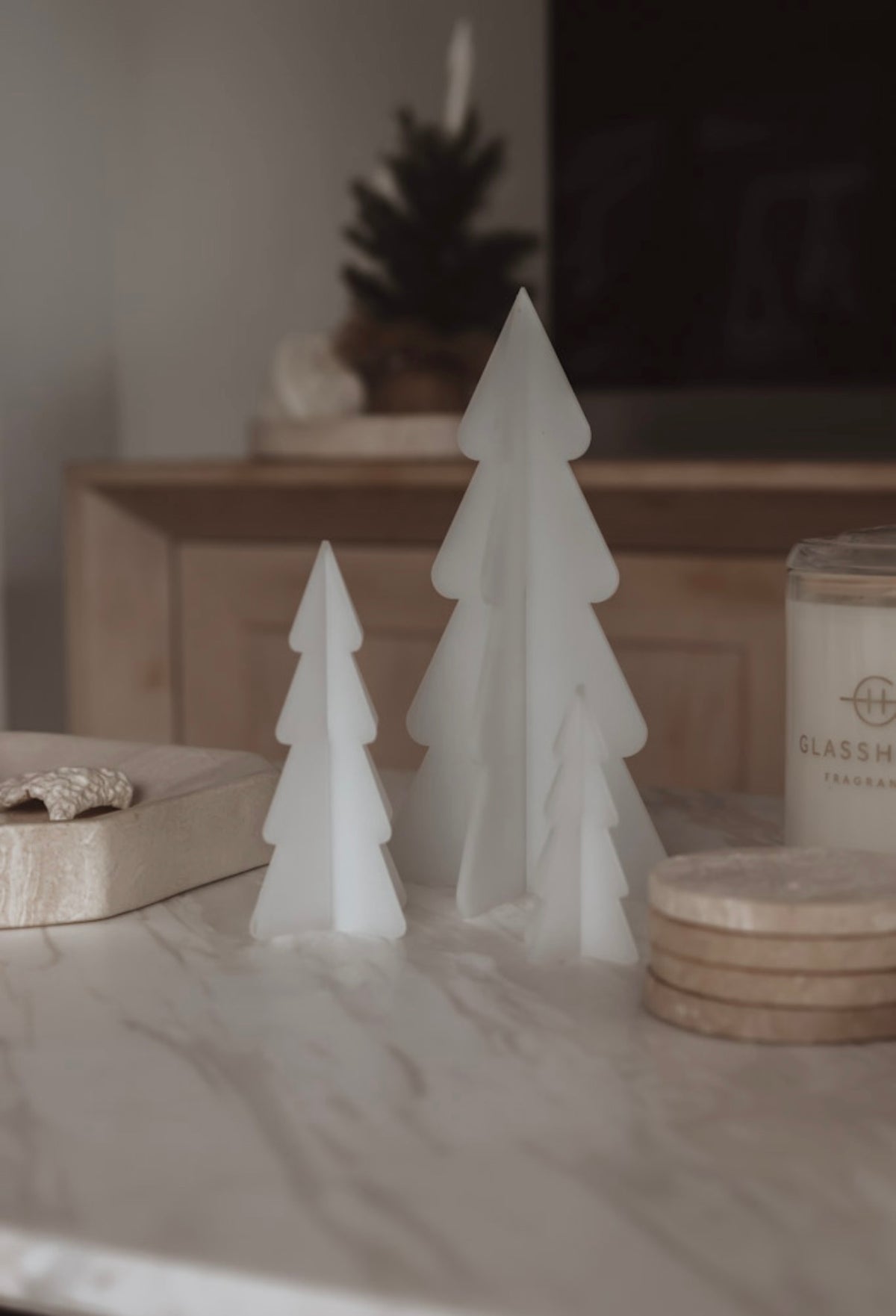 Christmas: Acrylic Christmas Tree Set