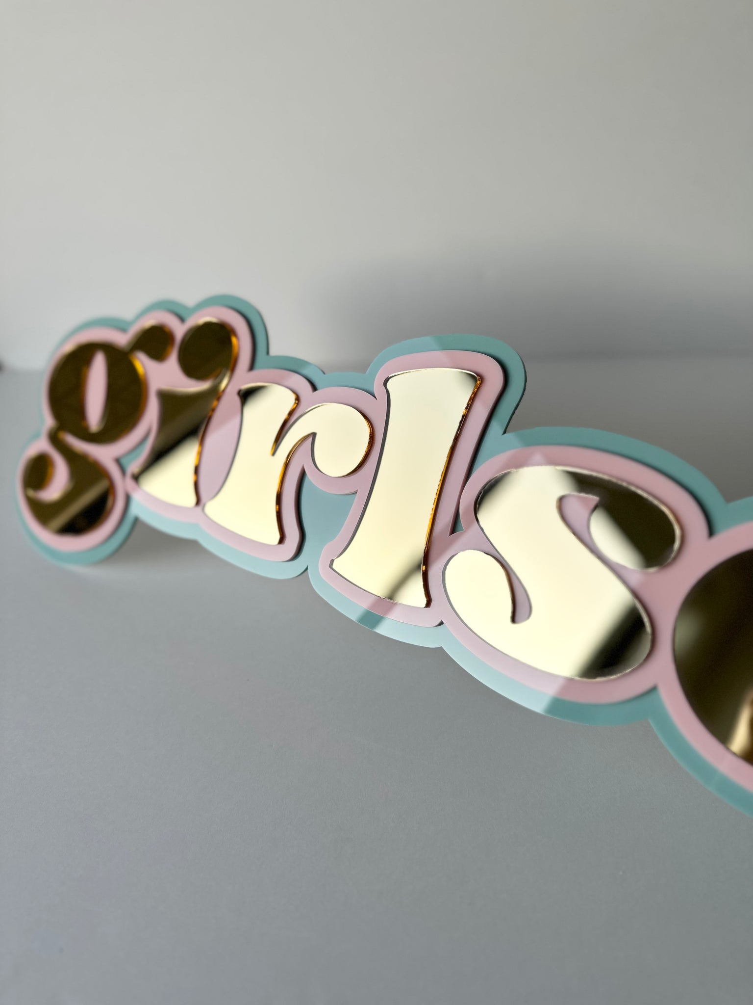 Triple Layered Acrylic Name