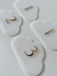 Cloud Baby Milestone Set