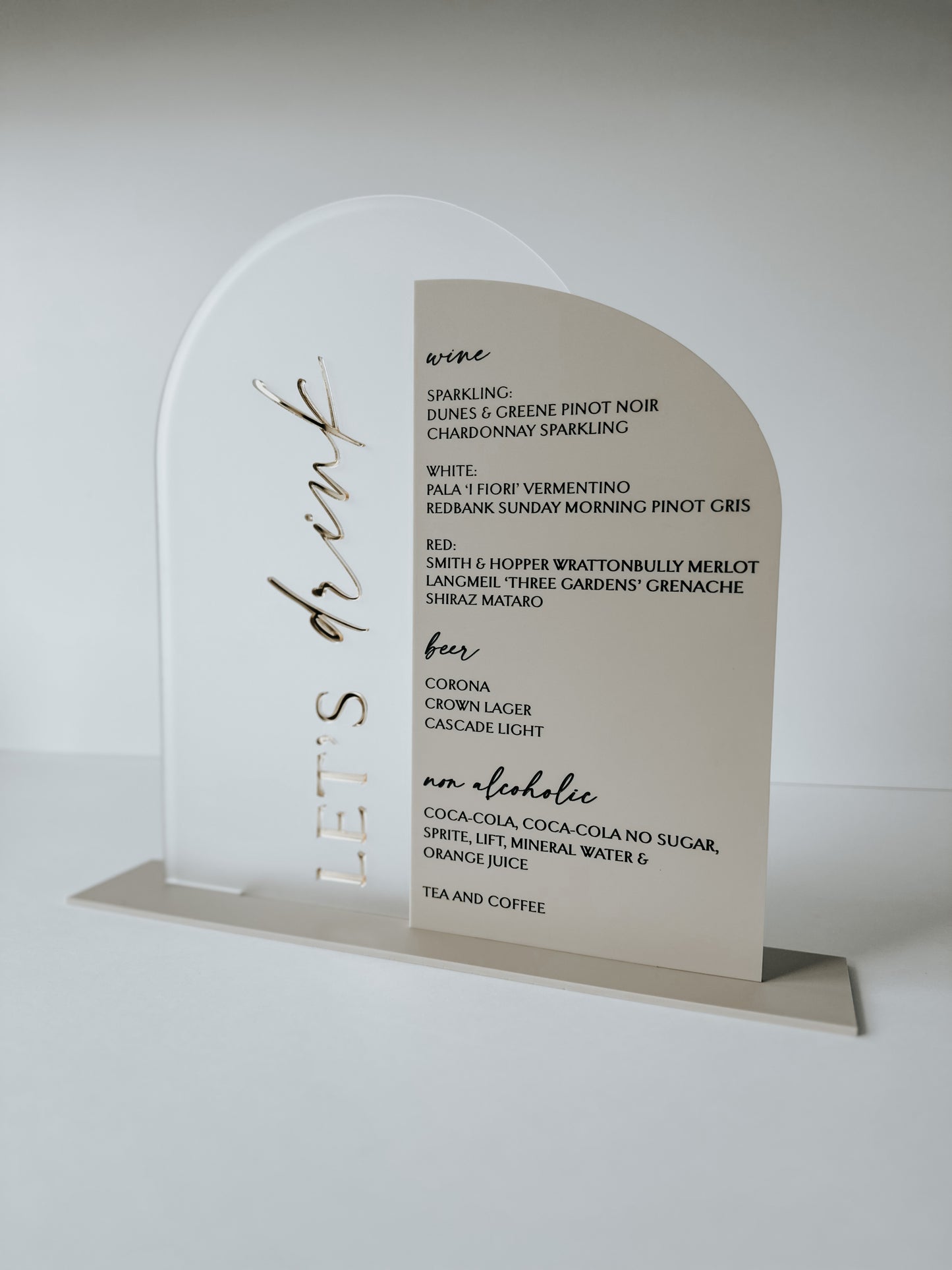 Double Panel Bar Sign