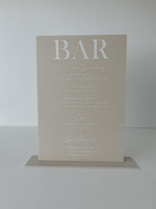 Bar Sign