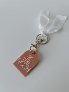 Engraved Business Logo Keyring
