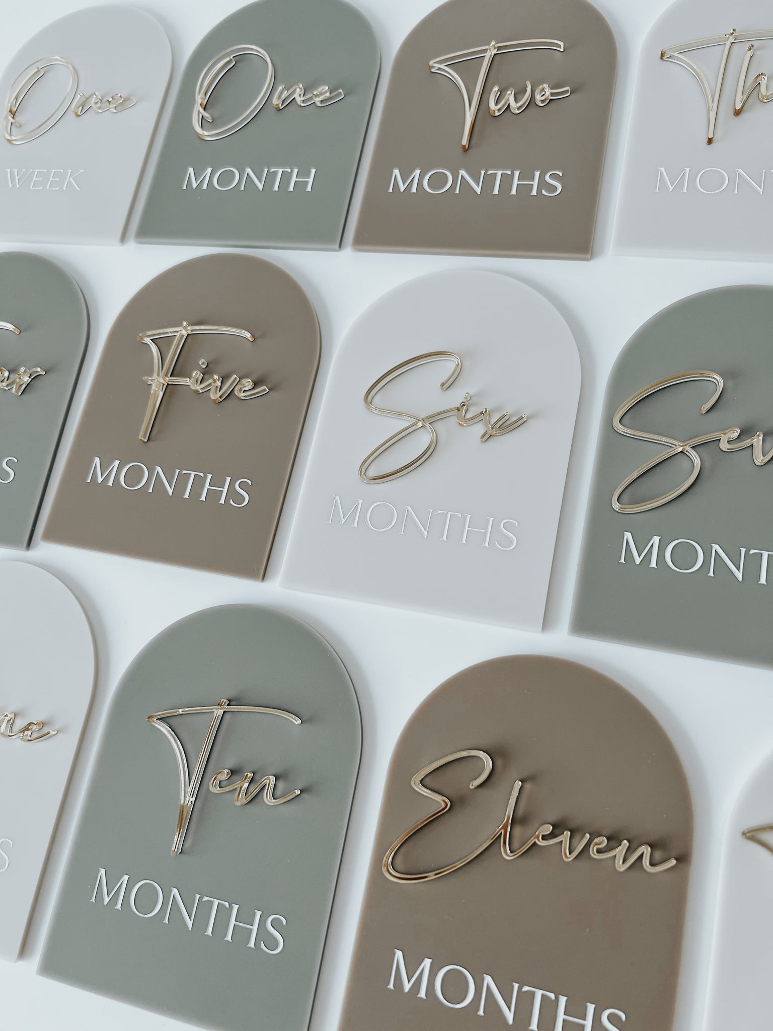 Baby Milestone Set