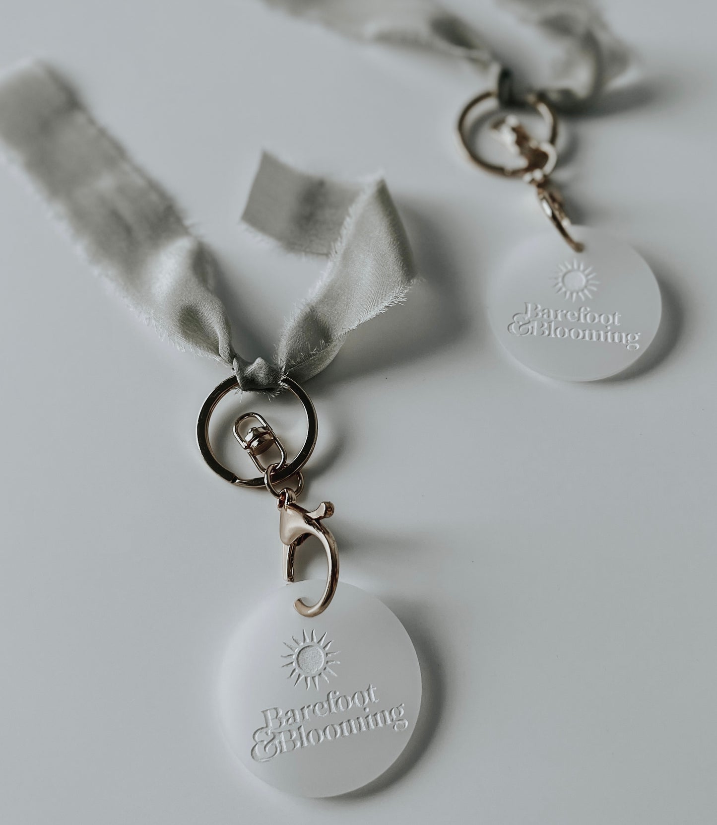 Engraved Business Logo Keyring