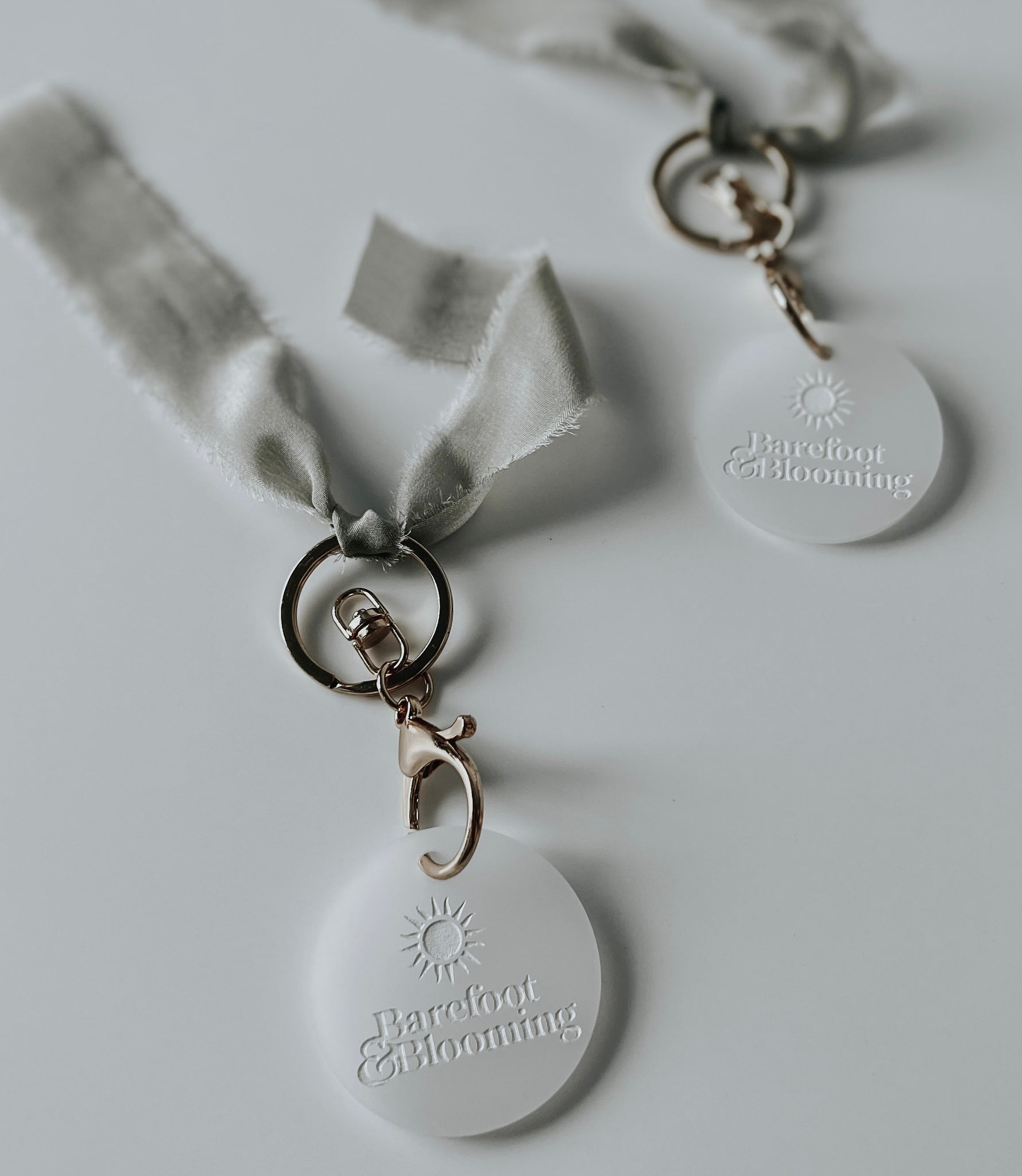 Engraved Business Logo Keyring